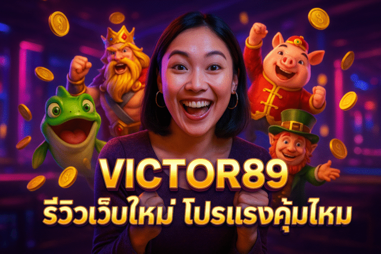 VICTOR89 โปรแรง ดึงดูดสายเสี่ยงโชค